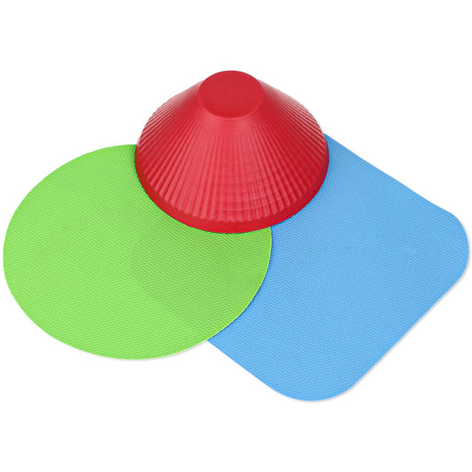 3 PCS Jar Openers for Arthritis Hands, Rubber Grippers Pad, Reusable Multi-purpose Bottle and Can Lids Jar Opener Gripper Pad for Elderly Suffering from Arthritis Children Women Weak Hands-3 Sizes