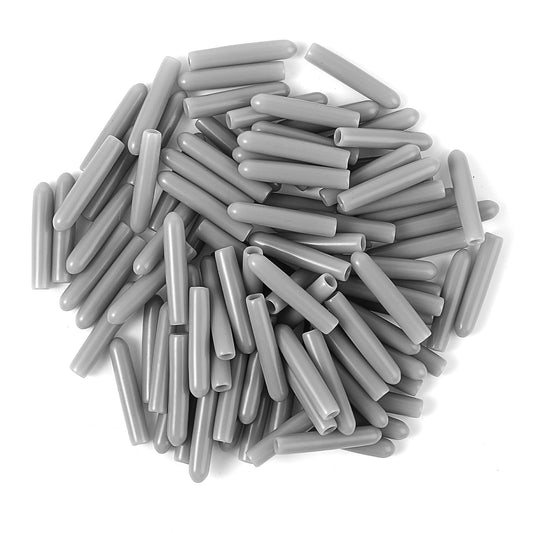 100 PCS Dishwasher Rack Repair Kit Gray Dishwasher Racks Repair Coating, Silicone Dishwasher Rack Tip Tine Cover Caps Dishwasher Protection Prongs Rust & Scratch Fits All Dishwasher Models