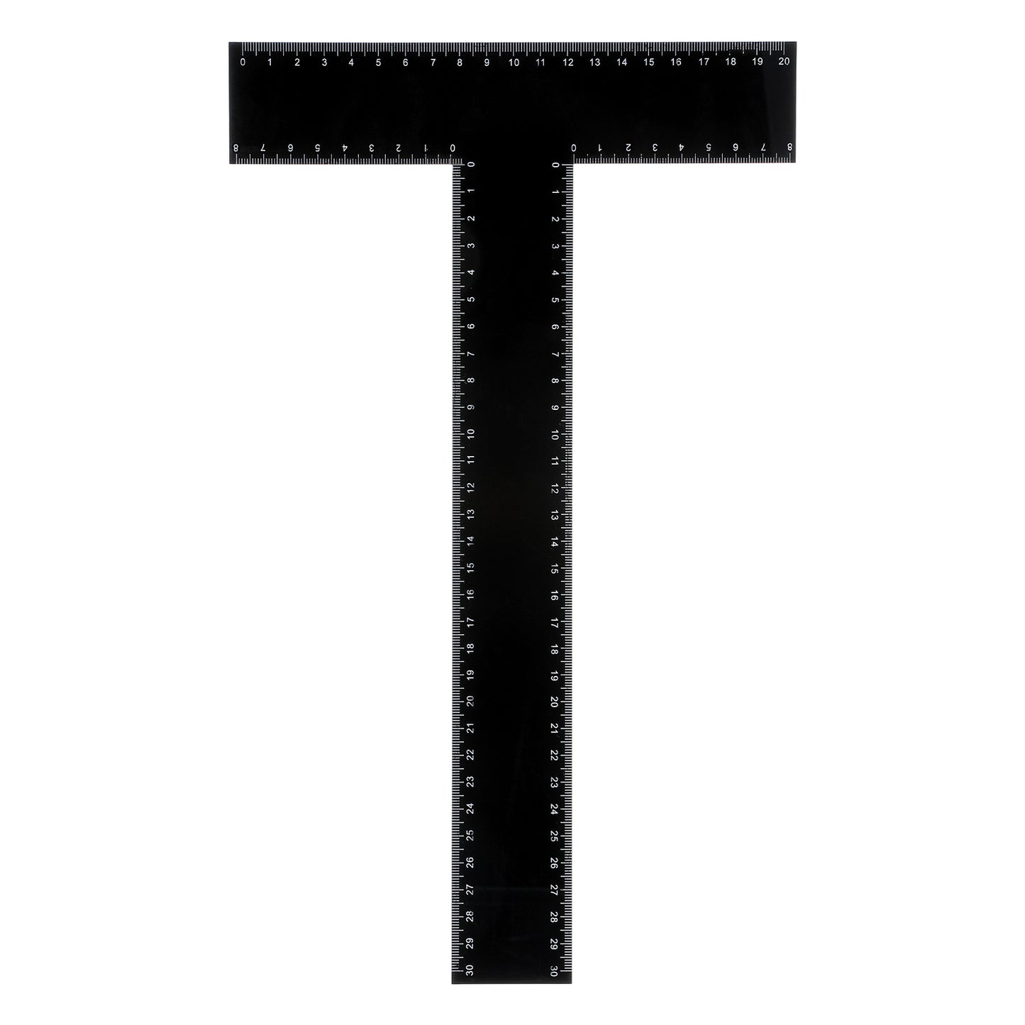 T Square Ruler 12 Inch T Ruler For Crafting, Architectural Scale Tee For Drafting Architecture Engineering & Art Projects Precision Dual-Scale