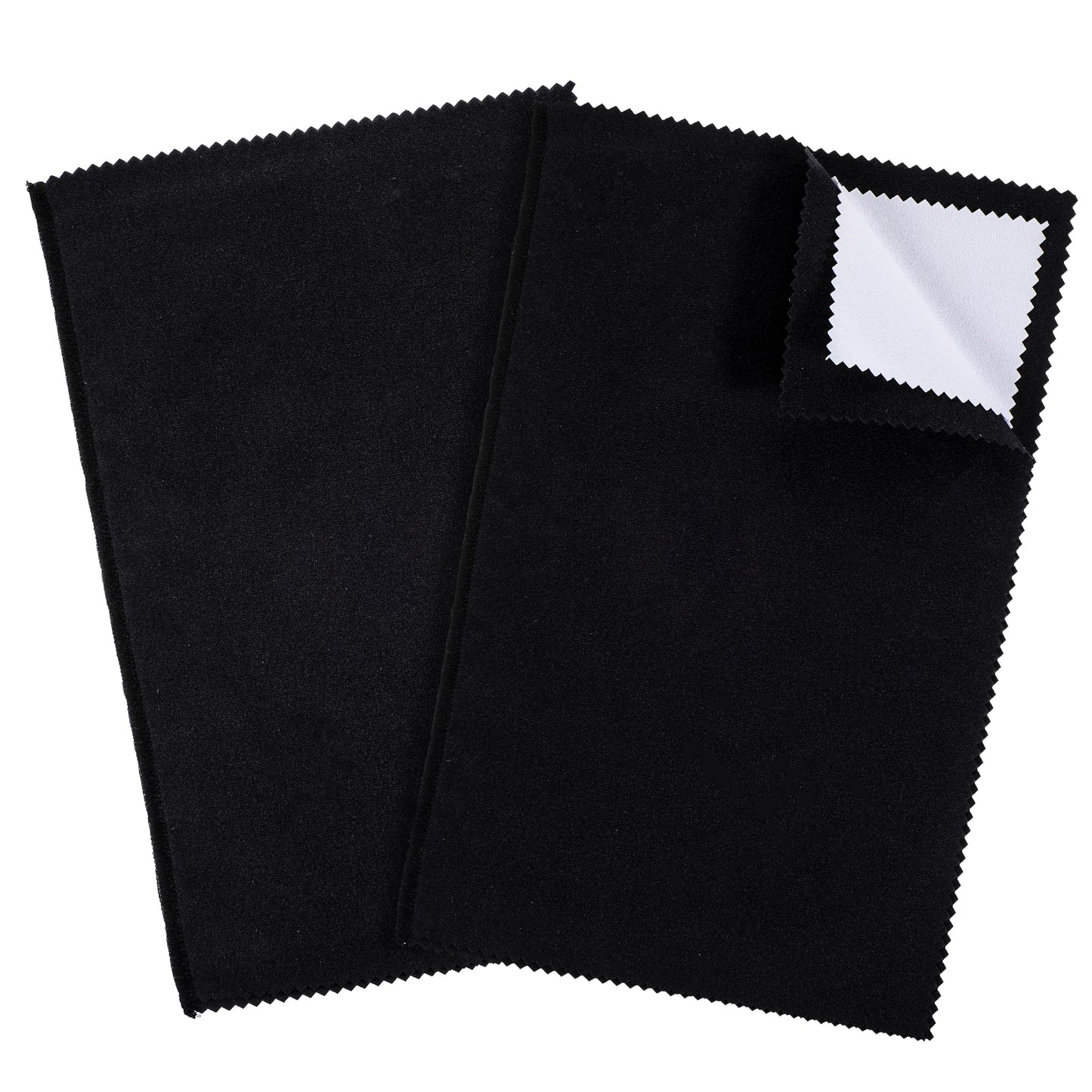 2 PCS Silver Polish Cloth 10x12'' Pure Cotton Jewelry Cleaner Cloth, Double-Sided Reusable Soft Silver Polishing Jewelry Cleaner Cloth for Sterling Silver Gold Platinum Jewelry and Large Silverware