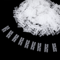 300 Pcs Balloon Ties Balloon Clips H Shape Bulk Ties Clips Tool Clear For Sealing Transparent Plastic Balloons For Wedding Party Christmas Birthday Decoration Fast Knot And Seal Balloons