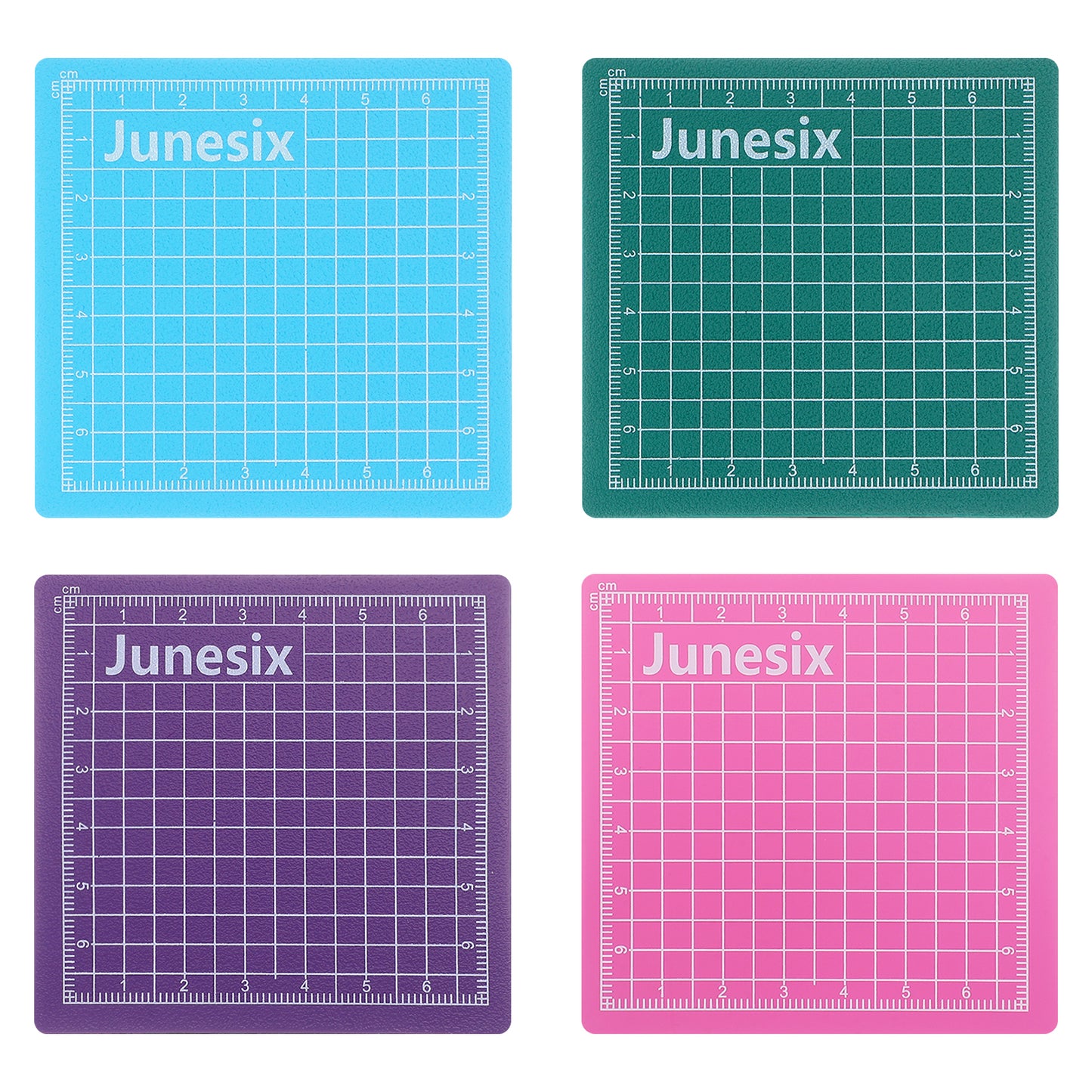 Shimmeroo 4Pcs Small Cutting Mat, Self Healing Craft Mat, Mini Sewing Cutting Pad Non-Slip Mini Cut Board for Scrapbooking Quilting Sewing Accessories