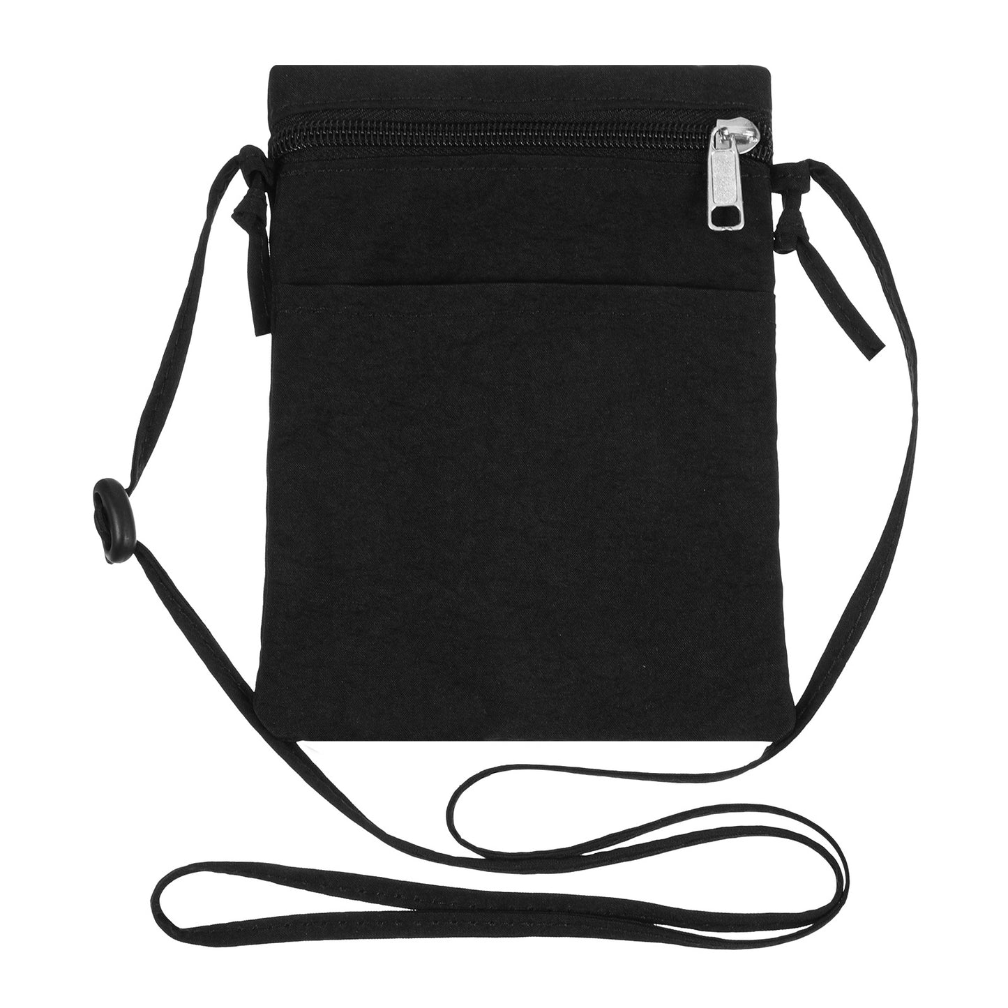 Matwsec Ultralight Crossbody Bags for Women, Small Phone Purse with Crossbody Strap, Nylon Phone Bag for Cell Phones Coin Key Men Women Black