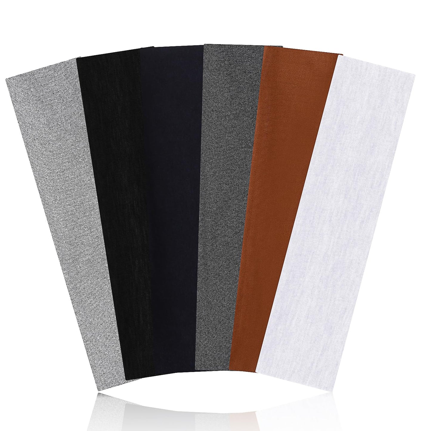 6PCS Workout Headbands Cotton Headbands Stretchy Headbands For Women Elegant Unisex Headbands For Workout Breathable Hair Band Soft Sweat Wicking Stretchy Headbands For Women's Makeup Yoga Running