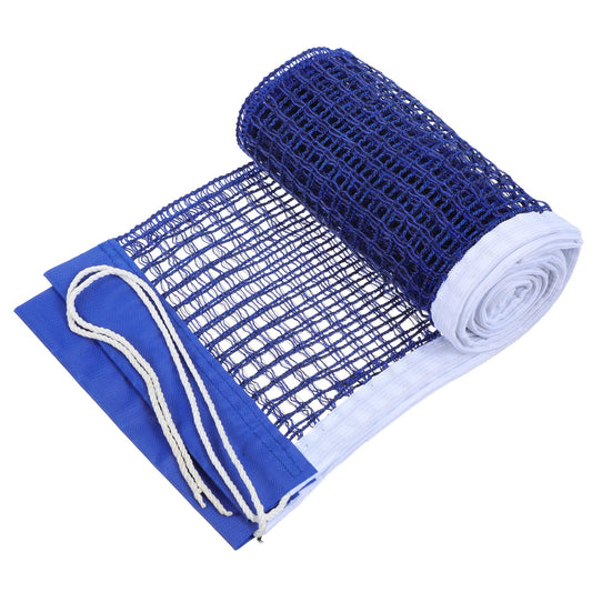 Ymapinc Pingpong Table Tennis Net - Blue Nylon Cotton Indoor or Outdoor School Gym Pong Net Replacement Sport - (71.26" x 5.51")