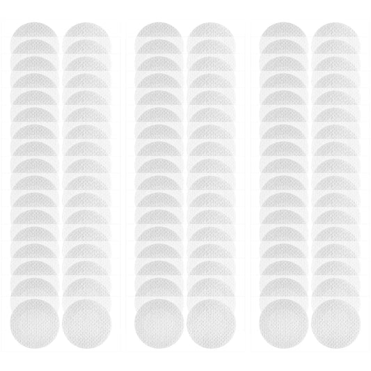 Ymapinc Pack of 100 (50 Pairs) Sports Nipple Cover Men's Nipple Pads Men's Breathable Nipple Pads Men White Nipple Pads for Running Fitness Daily Wear (4.5 cm)