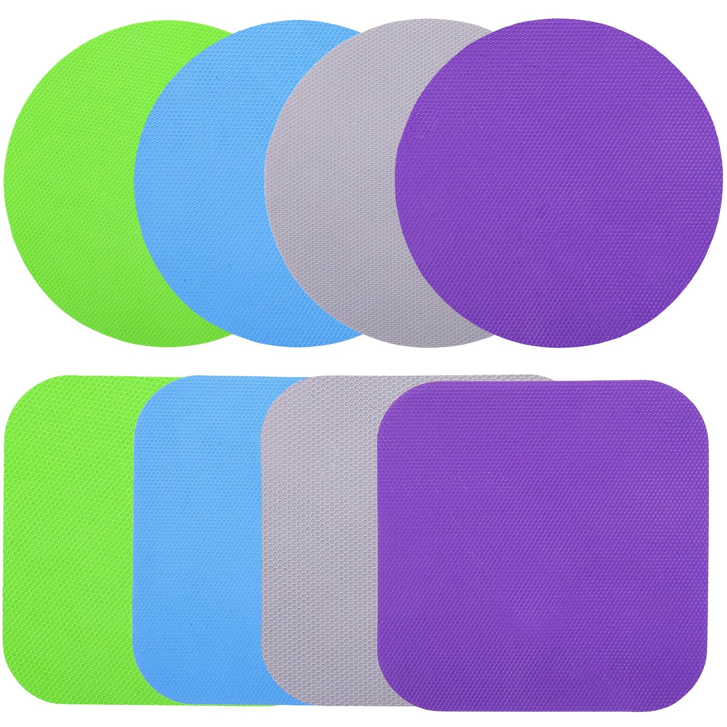 Mabor Rubber Jar Opener Gripper Pad 8Pcs Rubber Grippers for Opening Jars Opener Grippers for Arthritis Hands Reusable Jar Opener Grip Bottle Lid Openers for Weak Hands Elderly Women