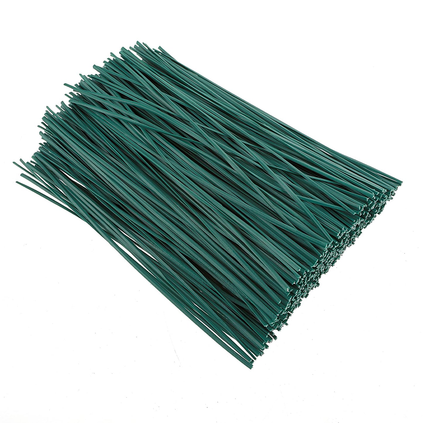 500PCS 4.72 in Garden Ties for Plants Soft Twist Reusable Plastic Green Cable Ties for Plants, Vines and Wrapping Cords Tree Gardening Plants Growth and Care, Home Cable Organization (Dark Green)