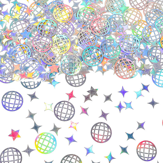 200 Pcs Disco Ball Decor Glitter Disco Party Decorations Table Confetti Disco Theme Confetti Mini For Bachelorette Party Table Centerpieces Decorations