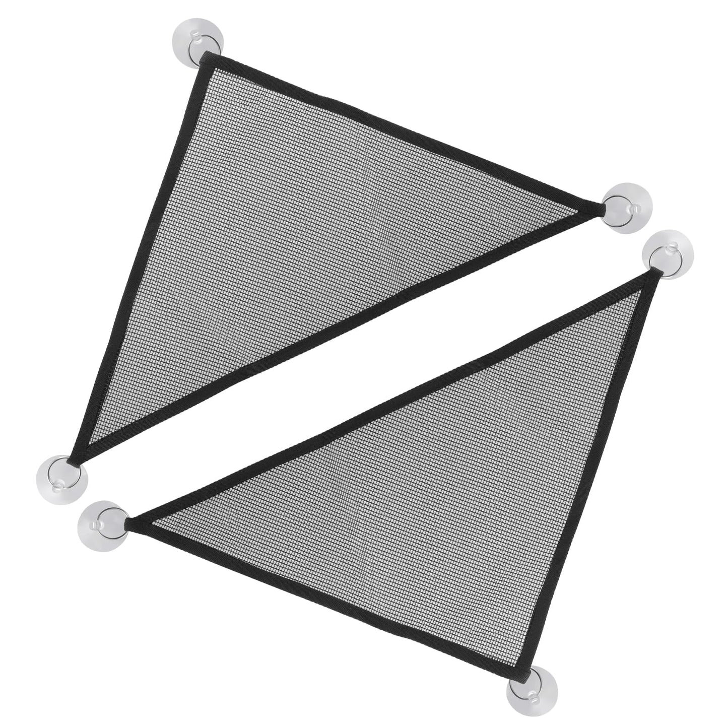 Xinjoduz 2 PCS Reptile Hammock Lizard Hammock Breathable Mesh Reptile Hammock Axolotl Hammock Triangular Bearded Dragon Hammock Suitable for Iguanas, Anoles, Geckos, Snakes, Chameleon (Black