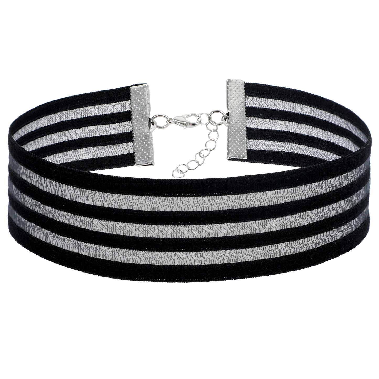 Vintage Hollow Lace Choker Necklace Black Tulle Lace Collar Necklaces for Women Thin Wide Choker Necklaces Short Plain Black Necklace Gothic Retro 90s Chain Jewelry Gifts Halloween Easter Party