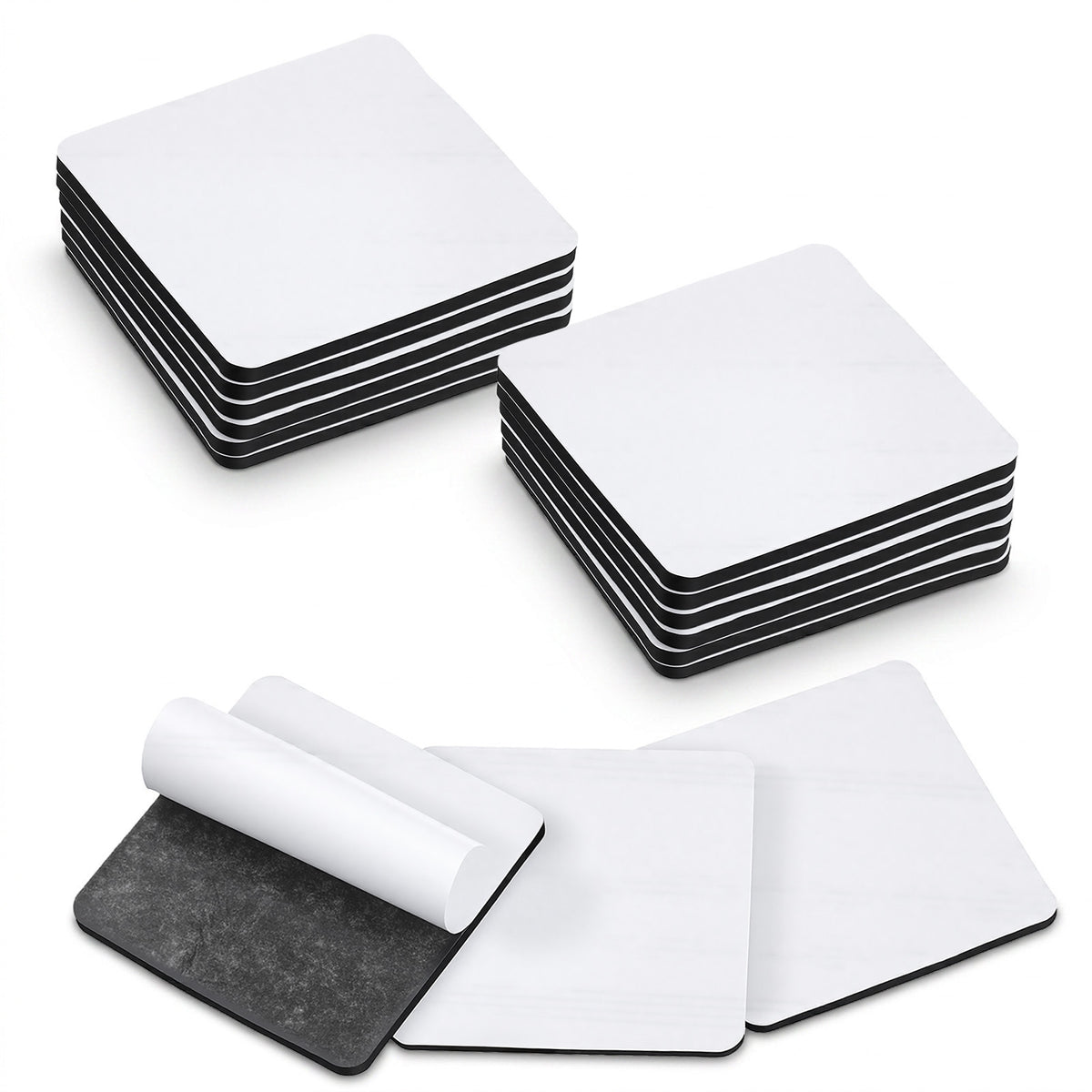 Bnehmb 48 Pcs Double Sided Adhesive Pads Strong Double Tape Heavy Duty