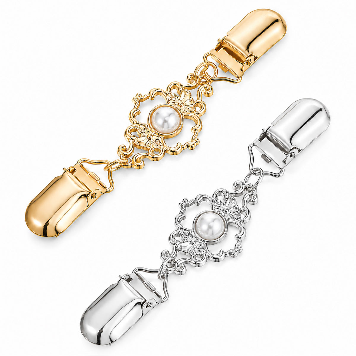 RAHHLIZS 2pcs Cinch Clip Metal Waist Tightener Clip Dress Cincher no Belt