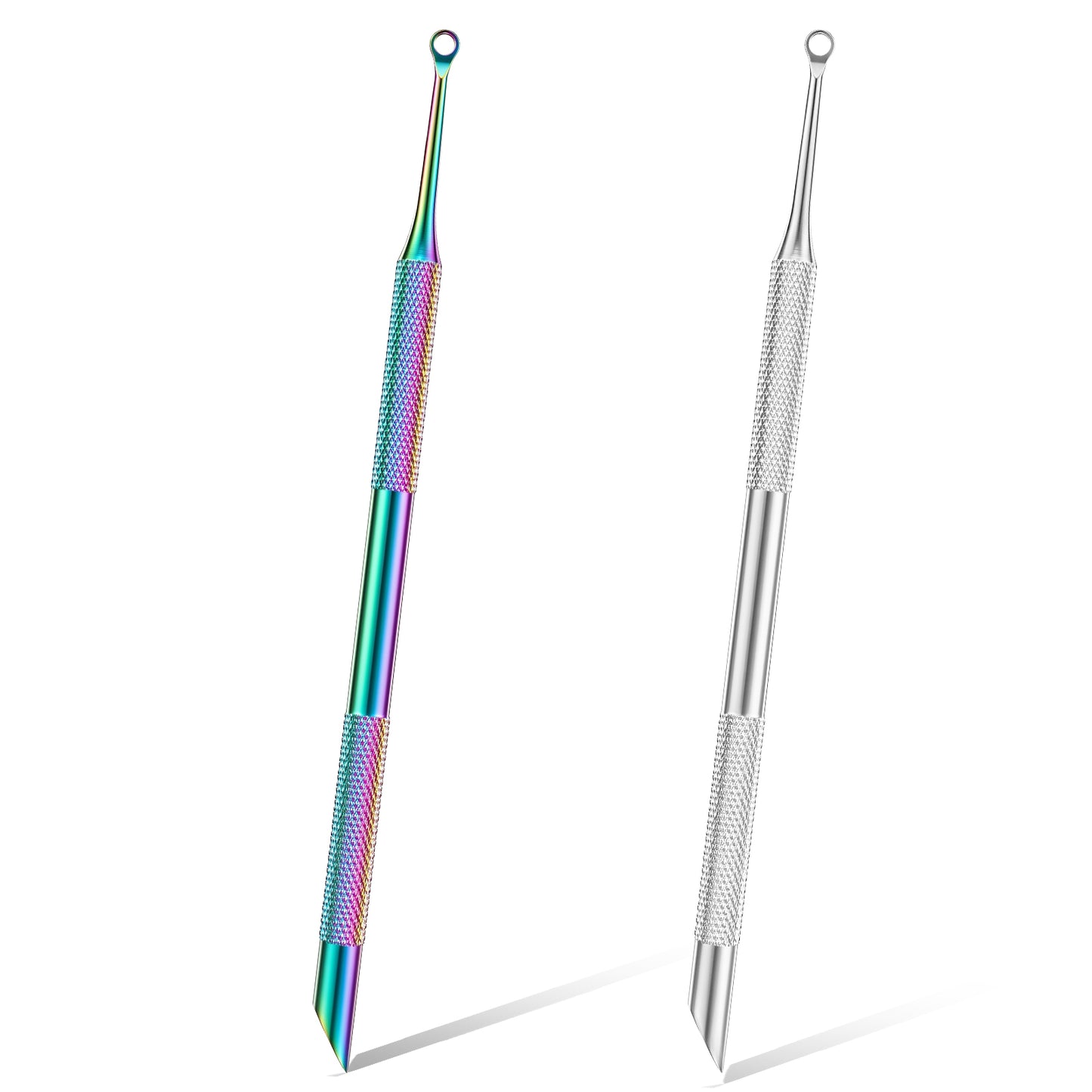 2 PCS Loop Cuticle Pushers Dual-Ended Nail Cuticle Pusher Pre Treatment