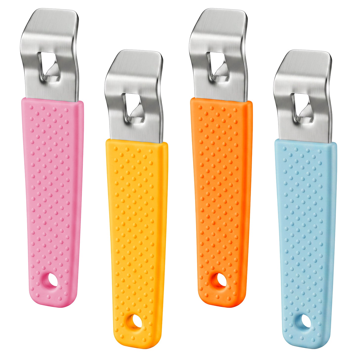 Shimmeroo 4 PCS Vial Opener, Stainless Steel Bottle Openers Vial Decapper Tool for Opening Oral Liquids Bottle Caps Convenient for Nurses Pharmacy Vials and Home Use