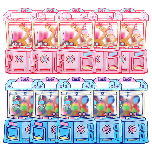10 PCS Bulk Party Bags,Ympanic Kids Gift Bags with Handles, Reusable Goodie Bag for Birthday, Stand-up Sweet Bag for Kids Party