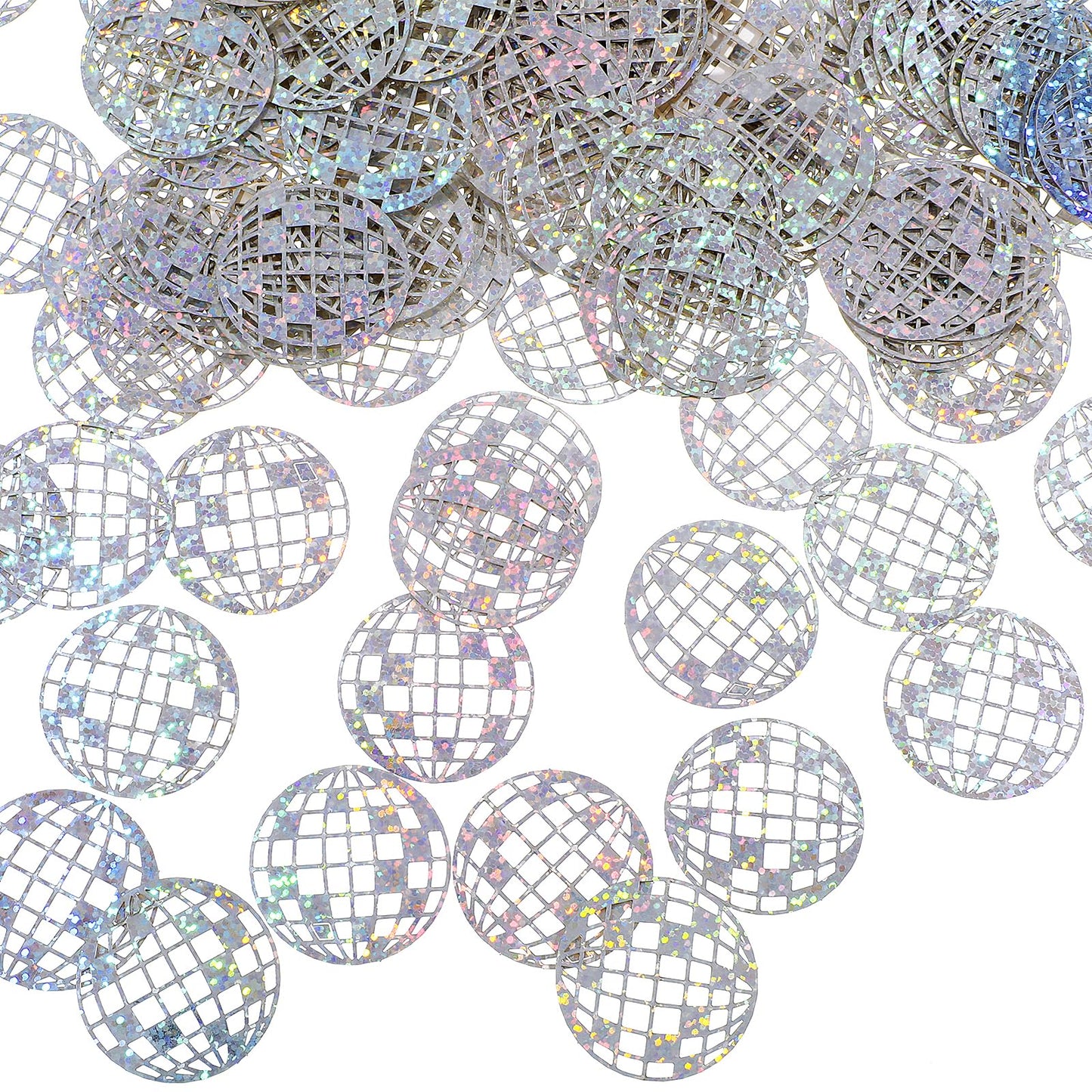 Xinjoduz 100PCS Disco Ball Confetti, Glitter Disco Themed Party Decorations Mini Disco Ball Confetti Bachelorette Party Decorations Confetti for 70s Wedding Table Hippie Birthday Party Supplies