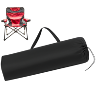 Nogeqi Camping Chair Bag Replacement, Black Portable Folding Chair Bag with Shoulder Strap for Travel Camping Sports Outdoors 39.37x11.81in/100x30cm (Chair Is Not Included)