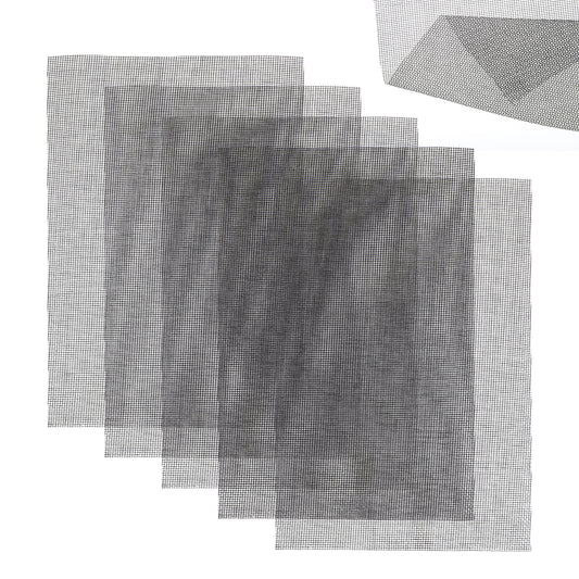 Teaaha 15PCS Flower Pot Hole Mesh Pad, 11.8x7.8 Inch Bonsai Mesh Drainage Screens, Durable Plant Pot Drainage Mesh, Versatile DIY Drainage Netting Pot, Reusable for Indoor and Outdoor Planters