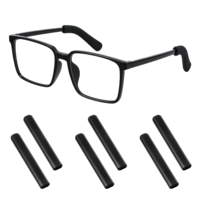 Ymapinc 3 Pairs Glasses Ear Cushion Grip, Non Slip Soft Silicone Eyeglass Temple Sleeves Cover, Ear Pads for Secure Fit