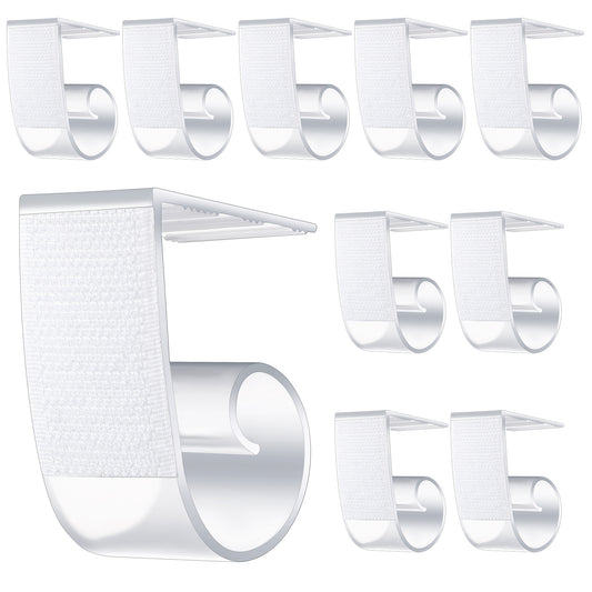 10 Pcs Table Skirt Clips Tablecloth Clamps Table Cloth Holder Clips Upgraded Thicker Wider Clear Plastic Table Cloth Hold Clips Tablecloth Cover Clamp For Restaurant Picnics Marquees Weddings Party