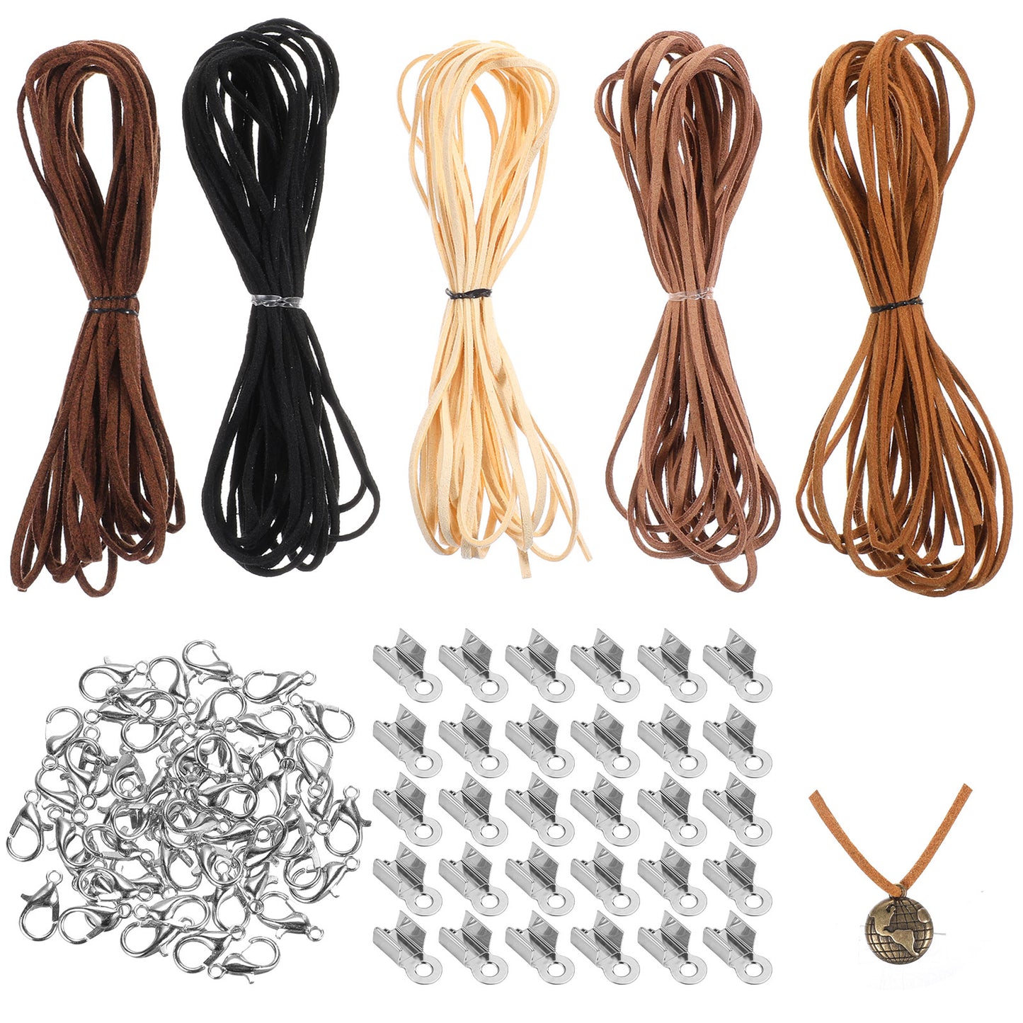 25 M Lederband Für Ketten Lederbänder Für Ketten Lederschnüre Veloursleder Band Faden Schnürsenkel Aus Leder Hochwertige Schnürsenkel Faux Wildleder Schnur Bänder Zum Basteln Für Diy Armband Halskette