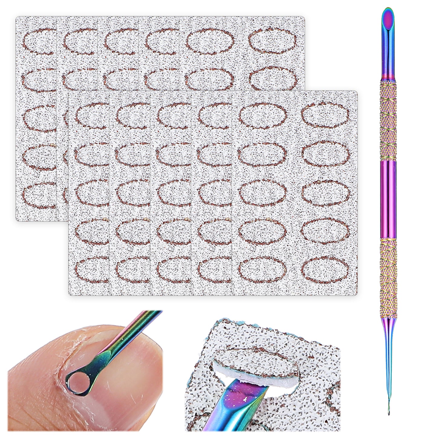 Nogeqi 15 Pcs Silicone Eyeglasses Nose Pads Anti Slip,U Shaped Nose Pieces for Eyeglasses,Screw-in Glasses Nose Pad Replacement for Eye Glasses Sunglass Eyewear(3 Shapes with Installation Tool Screw)
