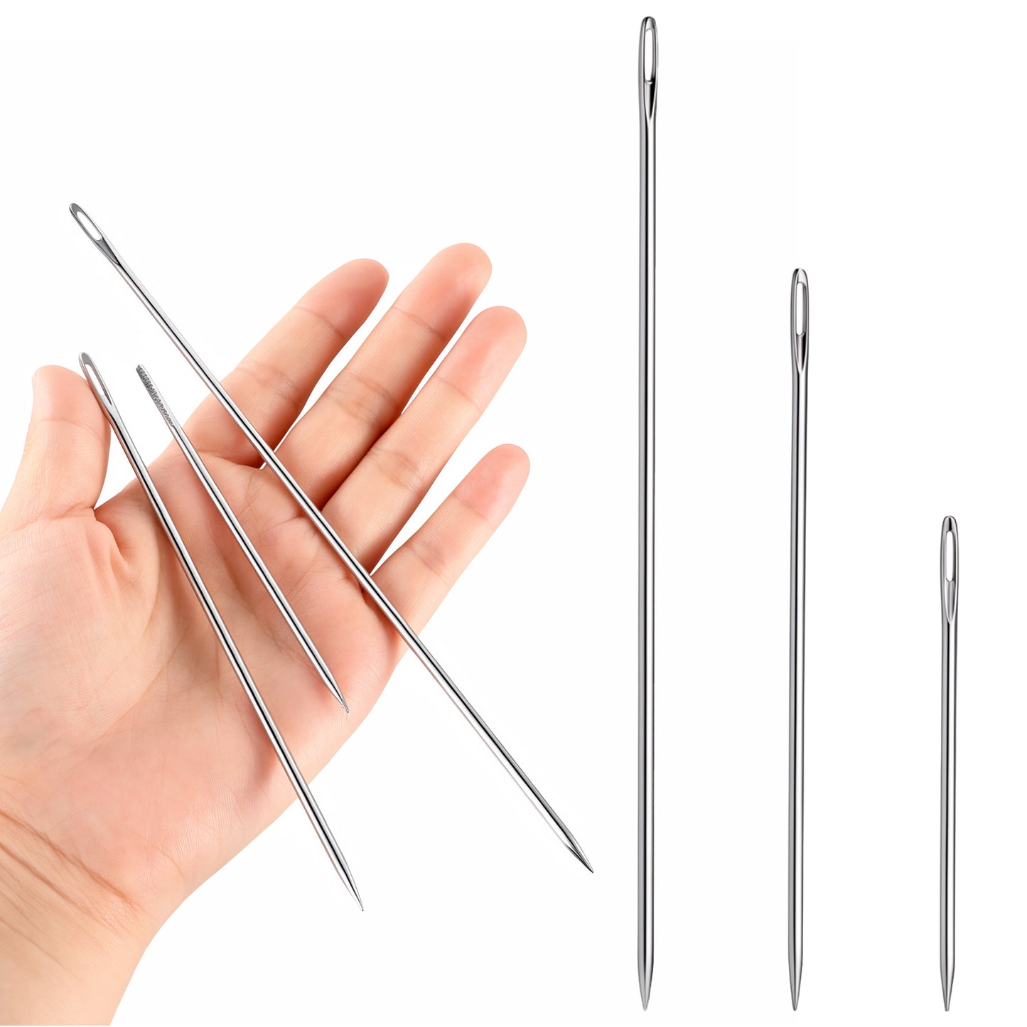 4" 6" 8" Extra Long Giant Upholstery Needle 0.3cm Thickness Long Needle