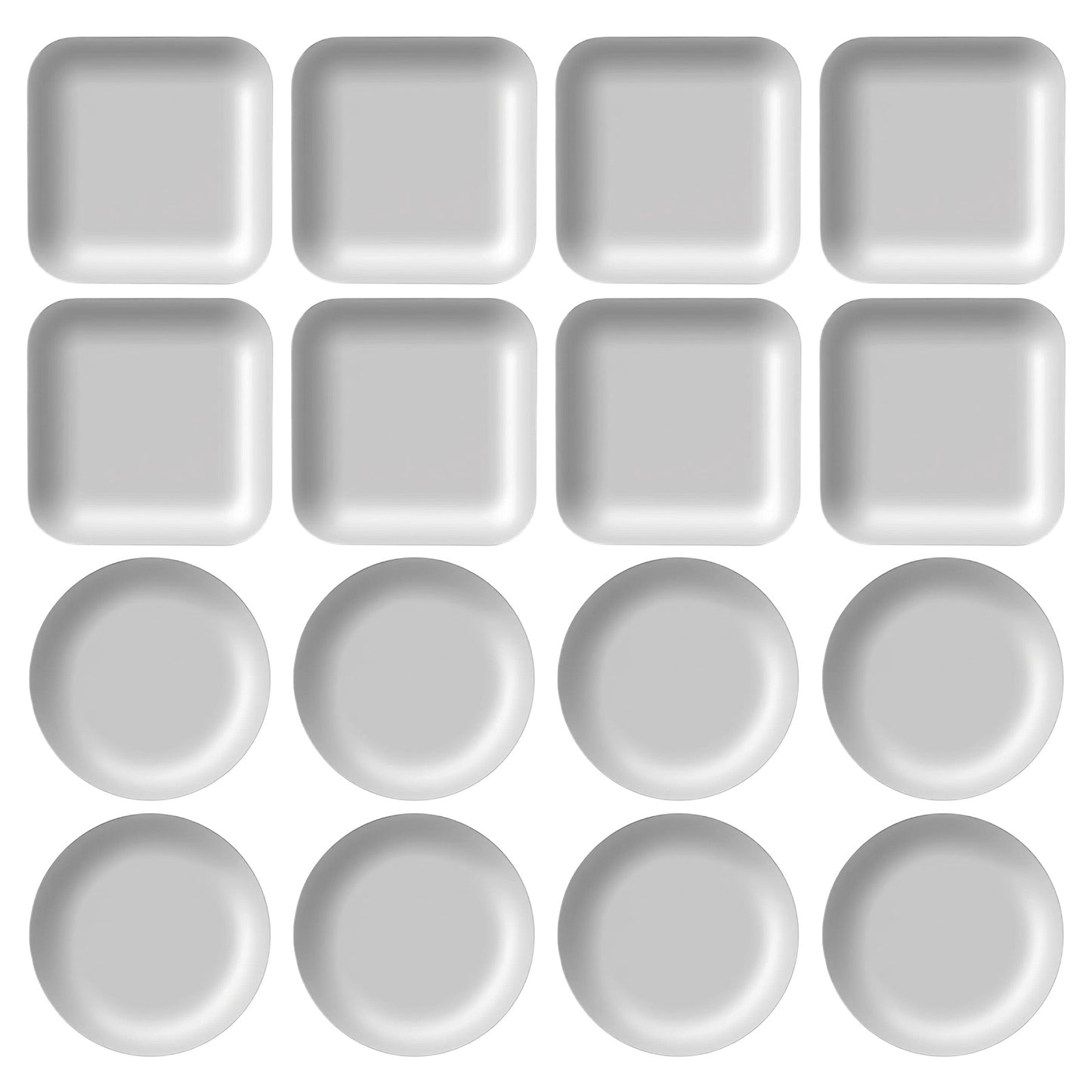 16 PCS Furniture Sliders for Carpet, Durable Self-Stick Sliders for Furniture on Hardwood Floors, Tile, and Carpet, Beige