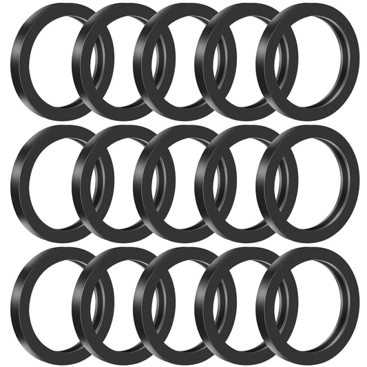15 PCS Gas Can Spout Gaskets, Replacement Rubber Fuel Washer Seals, Replacement Gas Gaskets Sealing Rings Sealing Rings Gaskets Fuel Can Spout Seal Rubber Gasket, Compatible with Most Gas Can Spouts