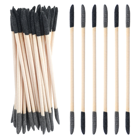 30 Pcs Sanding Sticks For Plastic Models,Sanding Sticks Double End Matchsticks For Nails,Sandings Twigs Fine Detailing Polishing Stick For Plastic Models Wood Hobby,120/280 Grit, 5.4 X 0.3 Inch