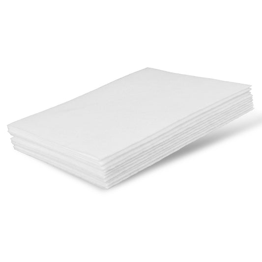 10 Pcs White Felt Fabric Sheets, 11.22"x7.08" Soft Craft Felt Sheets Adhesive Felts Sheet White Fabric for DIY Patchwork Sewing School Projects Decoration, 1mm Thick