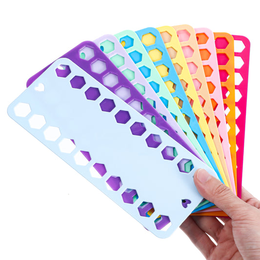 10 Pcs Embroidery Thread Organiser, Cross Stitch Thread Organiser, Embroidery Floss Bobbins, Cross Stitch Threads Holder with 20 Holes, Sewing Supplies for Needlework and Craft DIY Storage