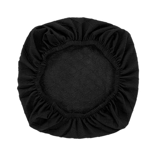 Teaaha Stretch Jacquard Office Chair Cover, Removable Washable Desk Chair Seat Slipcover, Anti-dust Protector, Washable Anti-dust Desk Chairs Seat Cushion Protectors, Black