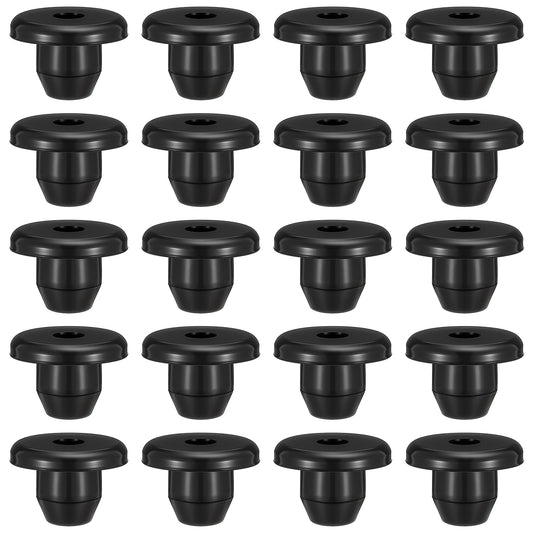 20 Pcs Hydraulic Jack Oil Plug Rubber Floor Jack Repair Plug Black Bottle Jacks Oil Filler Plugs Universal Hydraulic Jacks Parts Accessories for Reservoir Filler Hole 0.41×0.57 Inch Men