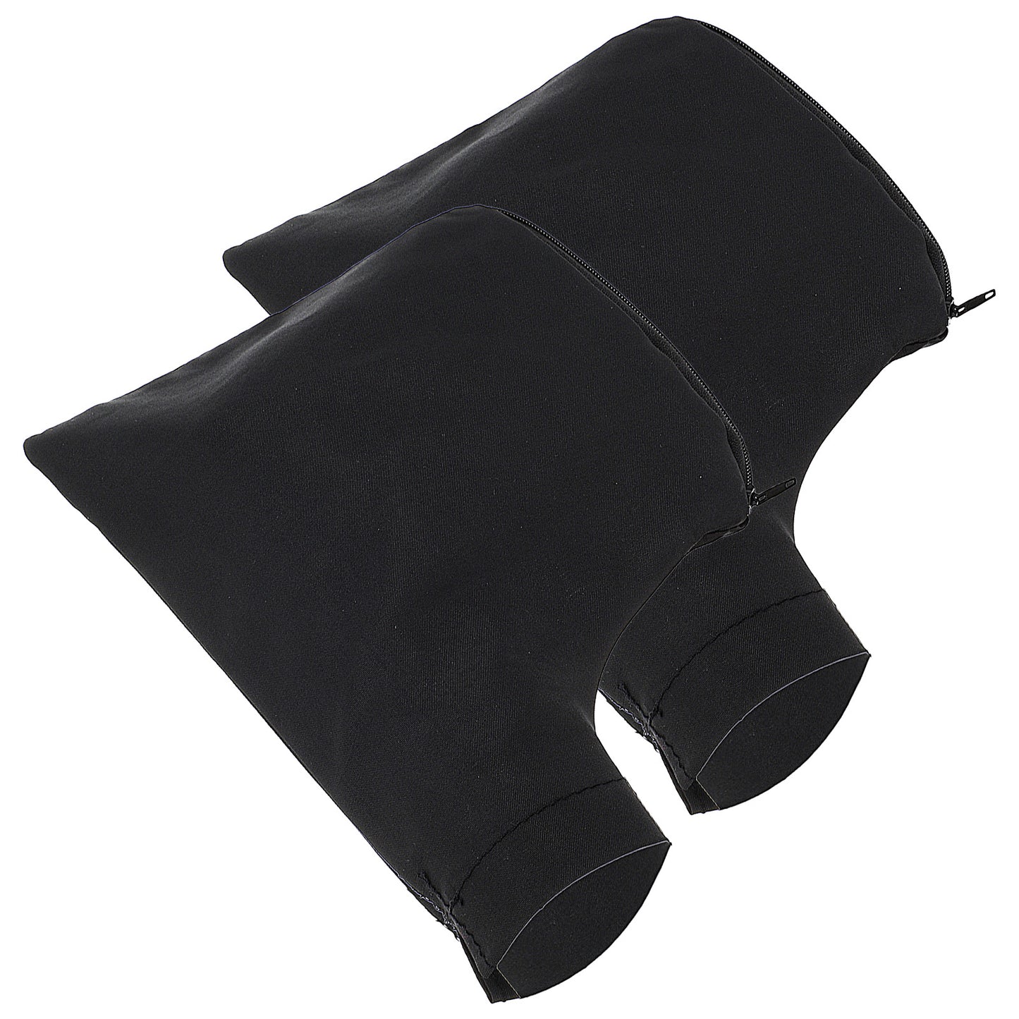 Dust Bag for Miter Saw 255 Model with Zipper and Adjustable Wired Stand, Black Dust Jacket Bag Collector Bags for Belt Sander, Edge Planer, Diagonal Saw (2 Pack)