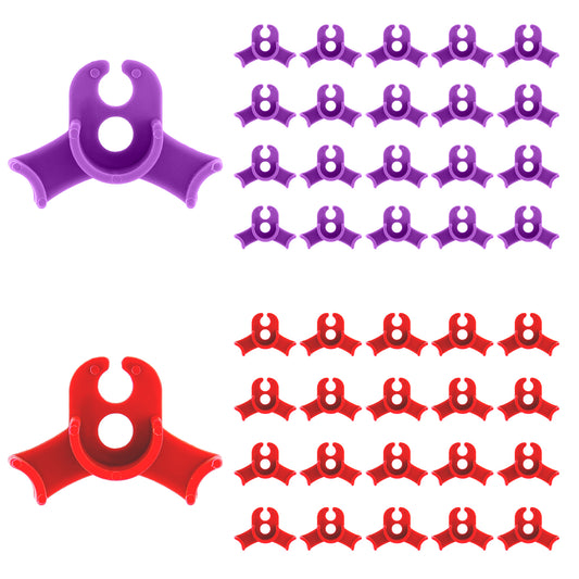 Tyqour 40pcs Plant Bender Lst Clips Plants 90 Degree Low Stress Training Clips Plant Trainer for Low Stress Plant Clips for Bending Plant Stems Changing the Growth Direction