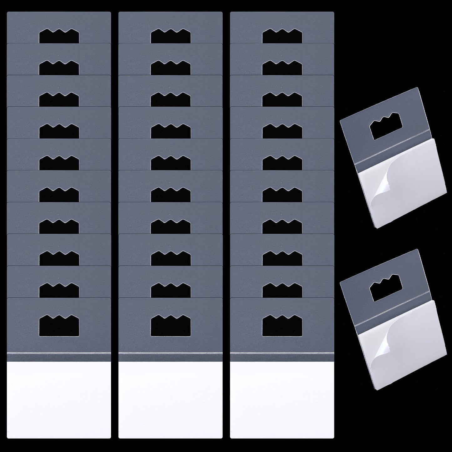 30 Pack Picture Hooks no Nails, Mabor Self Adhesive Sawtooth Picture Hanger Stick on Picture Hangers Sawtooth Picture Hooks Without Nails Clear Foamboard Picture Hanging Hooks