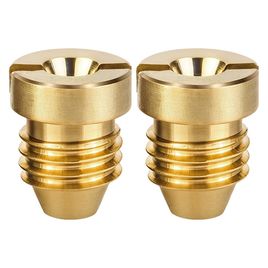 2 Pcs 1.1 Orifice Foam Cannon Universal 1.1 Cannon Orifice for Snow Foam Lance Brass 1.1mm Nozzle Tips Universal Thread Tips for Pressure Washer Snow Lance Parts