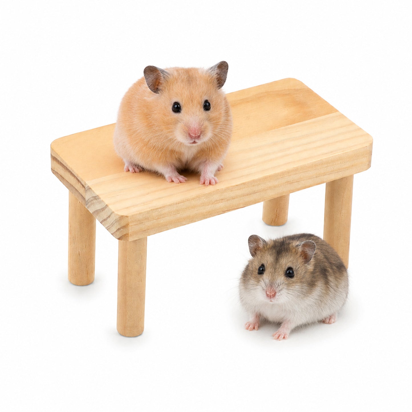 Sorcristy Hamster Platforms 5.91×3.15×3.35 Inch Wooden Hamster Platform