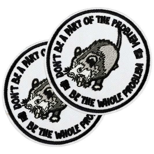 Ymapinc 2pcs Iron on Patches for Clothing, 3.15 Inches Embroidered Applique Fabric Patches for Clothes, Backpacks, Hats, DIY Accessories, Easy to Apply, Durable and Versatile