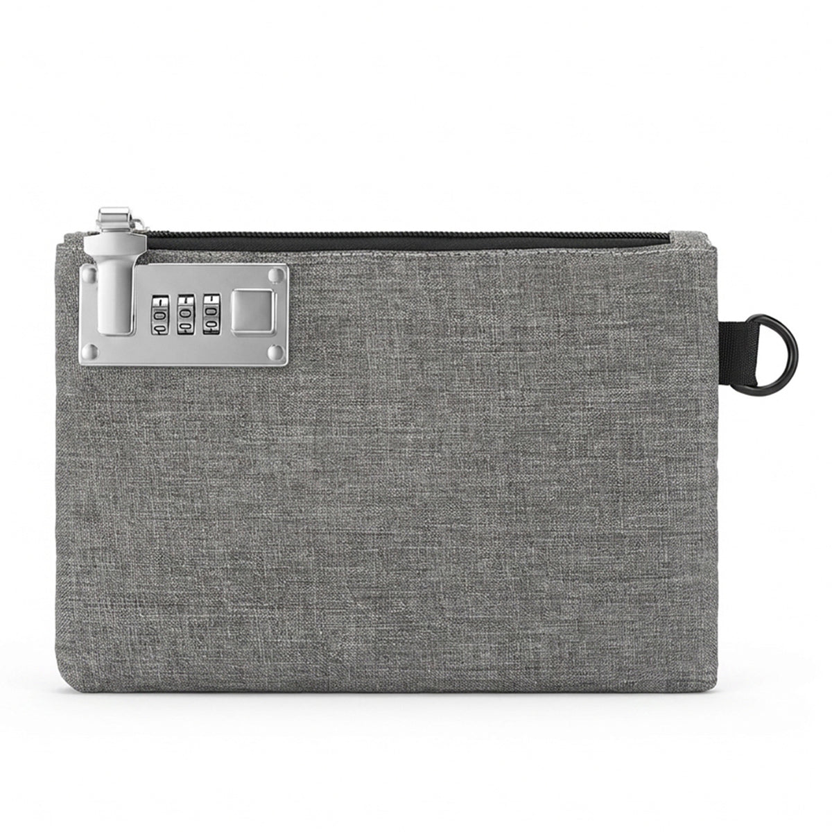 Chsoejuf 5x8 in Money Bag with Lock 3-Digit Combination Locking Notary Bags