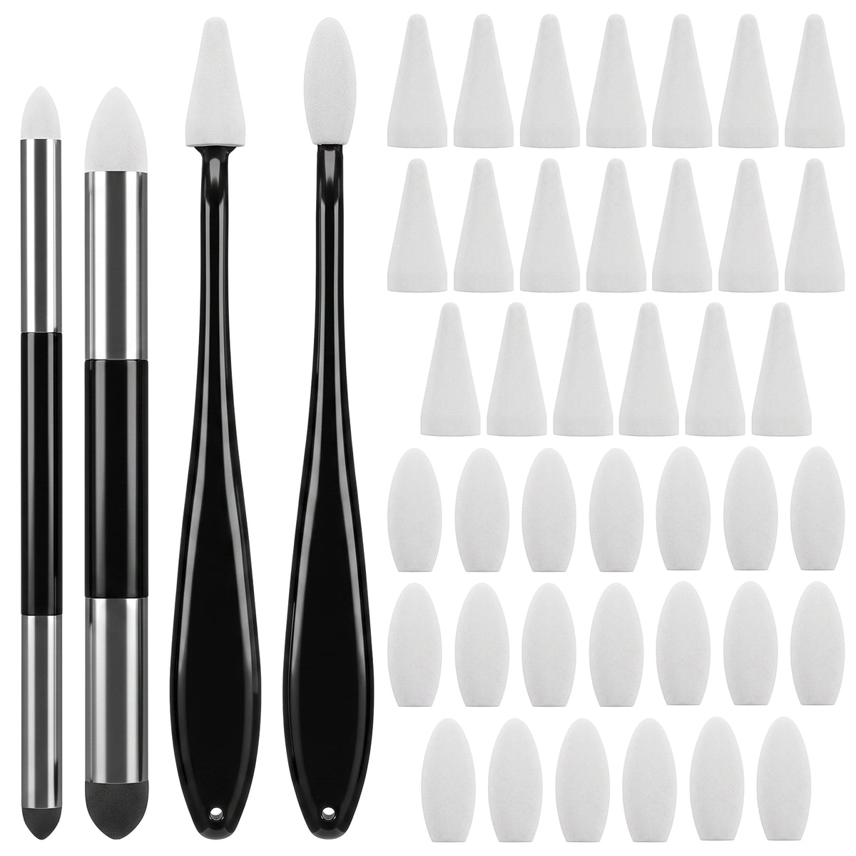 Chsoejuf 46PCS Oil Pastel Blending Tools Double Headed Blending Stump
