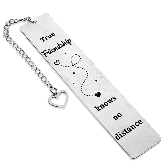 Ymapinc Long Distance Friendship Gifts, Best Friends Bookmarks for Women Men, Friendship Bookmark, Going Away Farewell Gift for Besties BFF Friend Leaving Moving Birthday Christmas Graduation Wedding