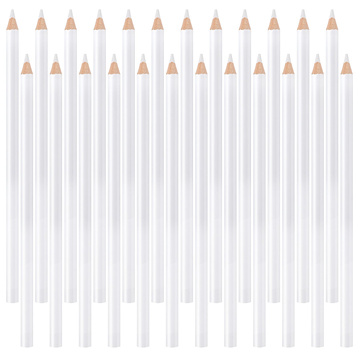Ymapinc Tailor Chalk Pencil, 14PCS White Chalk Pen, Fabric Pencils Set, 8.5 cm Water Soluble, Washable Tailors Chalks Pen, Dressmakers Sewing Chalks for Marking Fabric for Quilting & DIY Crafts