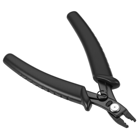 1 PCS Crimping Pliers for Jewelry Making Crimp Bead Pliers Bead Crimper Tool Jewelry Plier Tool for Necklaces and Bracelets DIY Craft Beading Repair Making Supplies (5.12"× 3.23"× 0.47" Black)