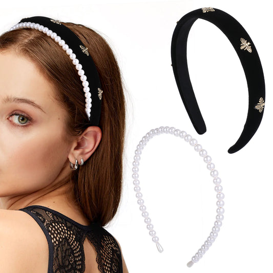 Velvet Wide Headband for Women