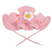 Wool Pet Hats Halloween Cat Hat Cartoon Knit Cute Cats Beanie Bonnet Soft Festive Cats Costumes Christmas Holiday Party Clothes Head Wear Accessories for Puppy Cat Kitten Dogs Pets Animals (Pink)