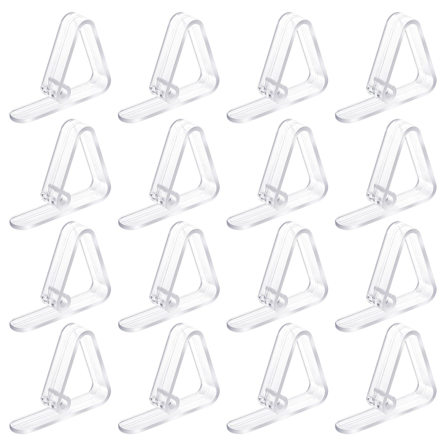 16 Pcs Table Clamp Tablecloth Clamps Table Cloth Holder Clips Upgraded Tablecloth Clips Thicker Wider Clear Plastic Table Cloth Hold Clips Tablecloth Cover Clamp For Restaurant Picnics Marquees