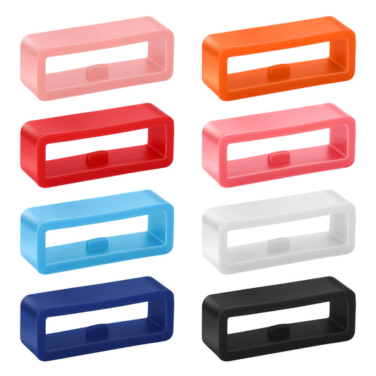 Ymapinc Magic Band Holder - 8 Pack Silicone Watch Rings Locks Clips, Magicband Holder for Smartwatch Strap Loop Fix Tool Replacement Accessories
